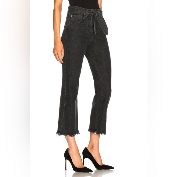 Nanushka Black Cropped Jeans - Picture 2 of 12
